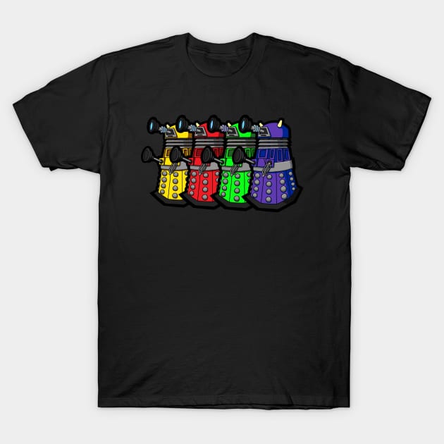 Daleks! T-Shirt by joshbaldwin391